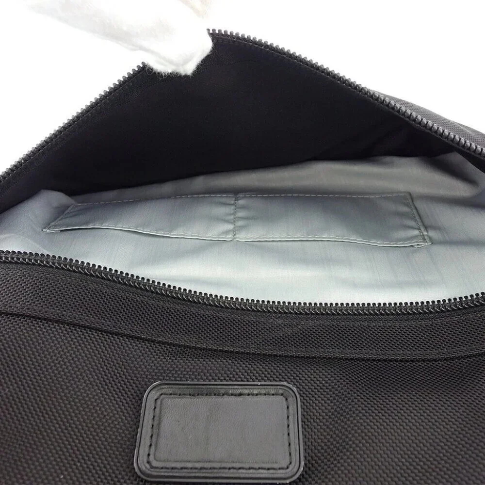 TUMI Business bag Black red Women 26801DH Authentic secondhand